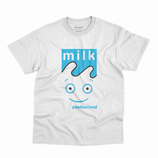 Camiseta Blur Coffee And TV na cor branca