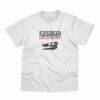 Camiseta branca Kasabian Velociraptor