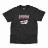 Camiseta preta Kasabian Velociraptor