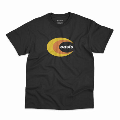 Camiseta Oasis D'You Know What I Mean na cor preta