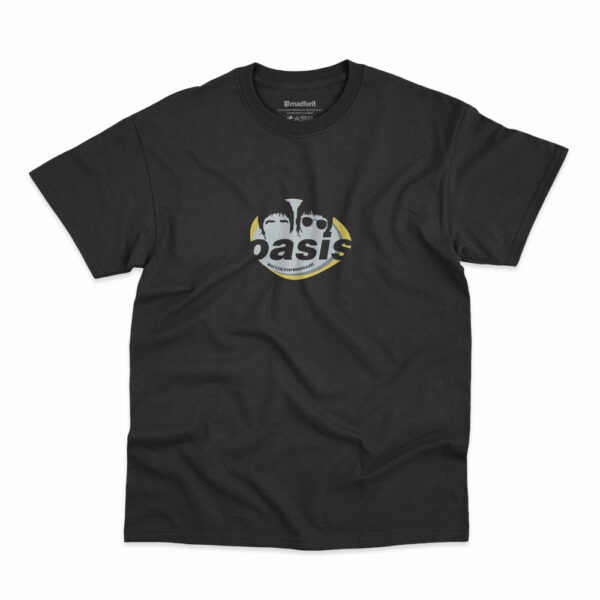 Camiseta Oasis Liam And Noel What's The Story Morning Glory na cor preta