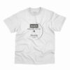 Camiseta Oasis Wonderwall Vinil na cor branca