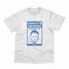 Camiseta branca com estampa da banda Radiohead