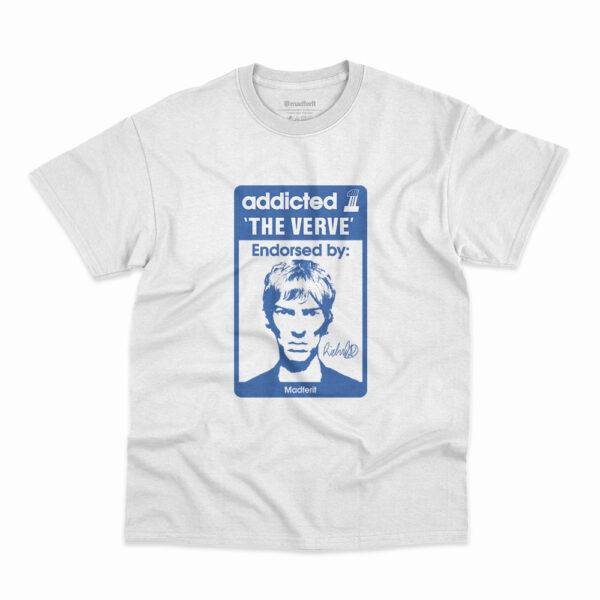 Camiseta branca The-Verve Richard Ashcroft