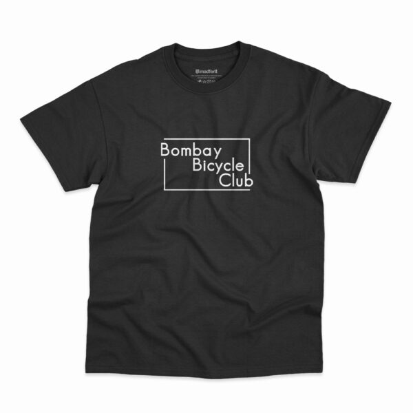 Camiseta logo Bombay Bicycle Club Square na cor preta