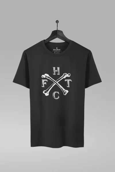 Camiseta preta com estampa do Frank Turner