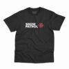 Camiseta da banda Snow Patrol na cor preta