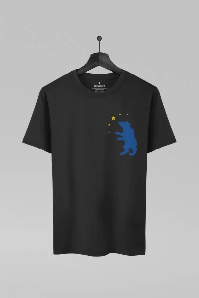 Camiseta preta com estampa da banda Sea Power