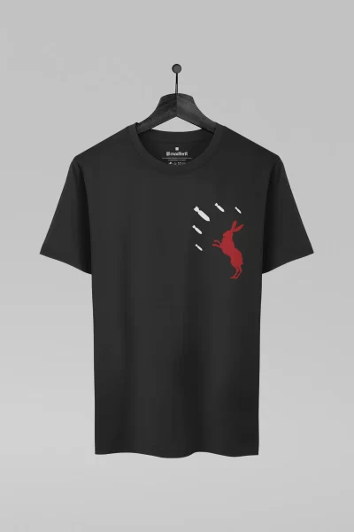 Camiseta preta com estampa da banda Sea Power