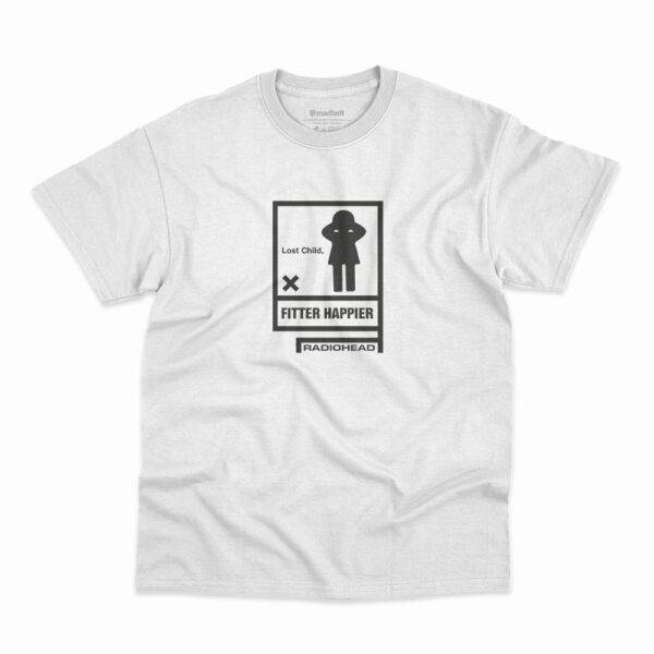 Camiseta branca Lost Child Radioehad