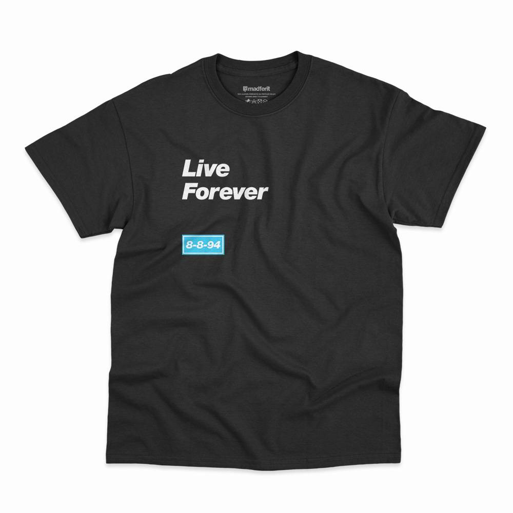 Camiseta Oasis Live Forever Single » Madferit Camisetas