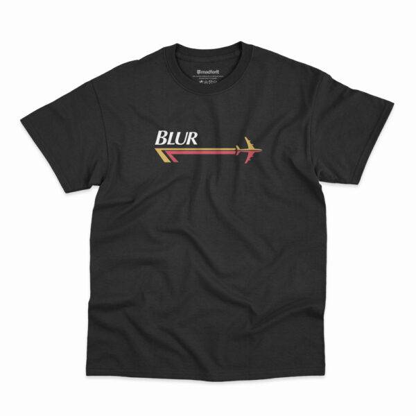 Camiseta preta da banda Blur