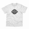 Camiseta branca The Future Is Medieval da banda Kaiser Chiefs