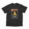 Camiseta Violins Tsunami na cor preta