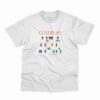 Camiseta Coldplay The Hardest Part na cor branca
