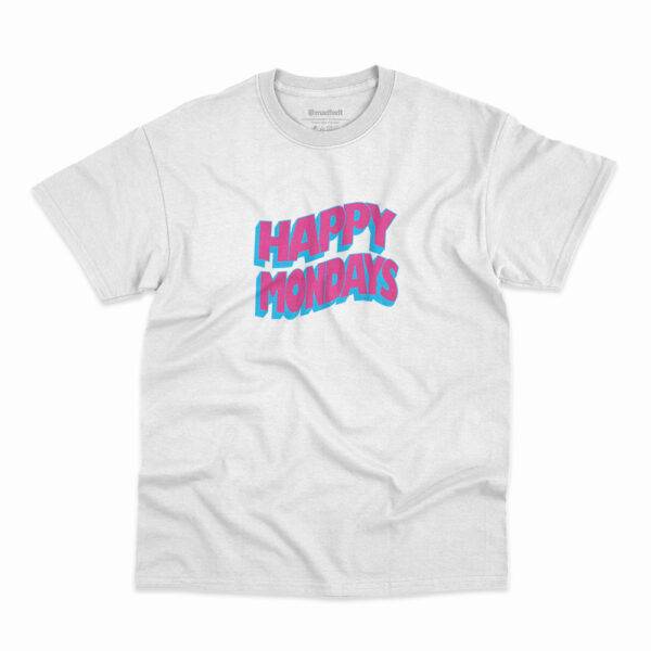 Camiseta Happy Mondays Logo Tipografia - Image 2