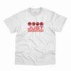 Camiseta na cor branca Just da banda Radioehad