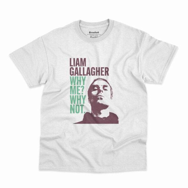 Camiseta Liam Gallagher Why Me Why Not V2