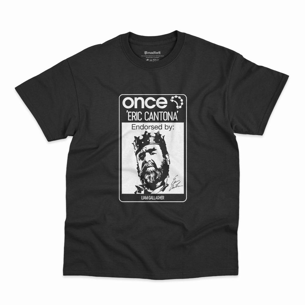 Camiseta Liam Gallagher Once Eric Cantona » Madferit Camisetas