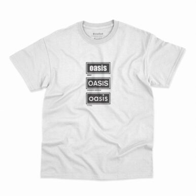 Camiseta Oasis Logo History