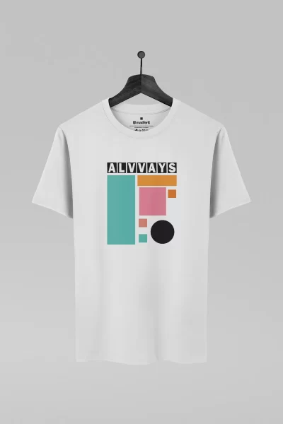 Camiseta branca com estampa da banda Alvvays
