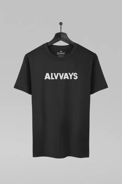 Camiseta preta com estampa da banda Alvvays