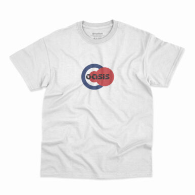 Camiseta Oasis na cor branca