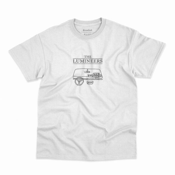Camiseta The Lumineers Song Seeds na cor branca