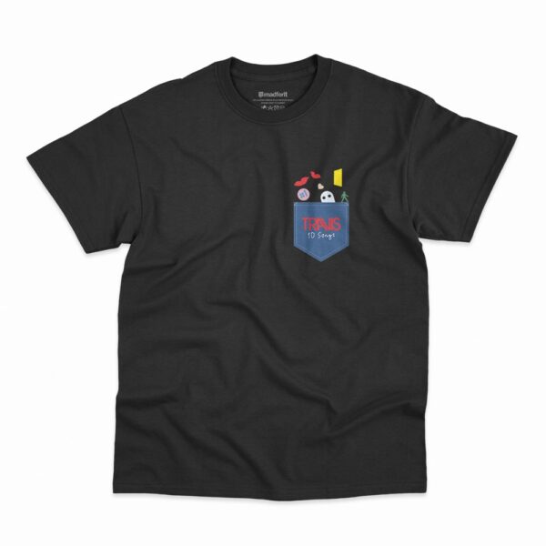 Camiseta Travis 10 Songs na cor preta