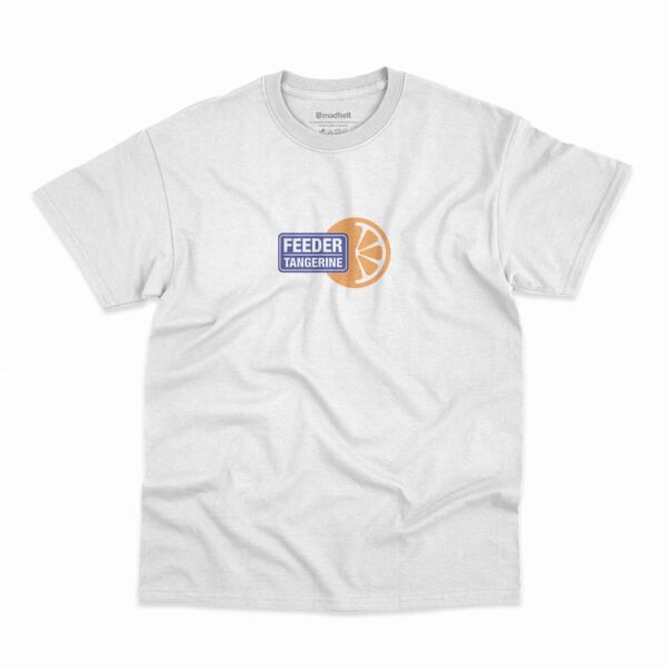Camiseta Feeder Tangerine na cor branca
