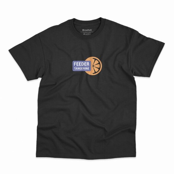 Camiseta Feeder Tangerine na cor preta