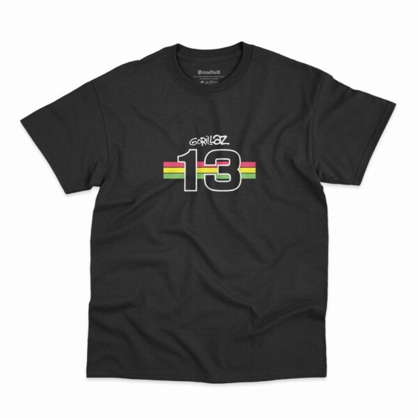 Camiseta Gorillaz Samba At 13 na cor preta