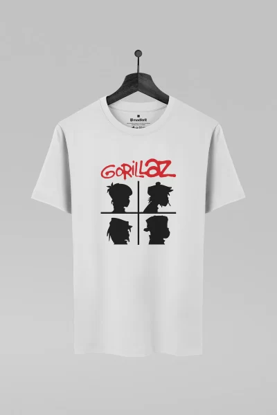 Camiseta Gorillaz Silhouette