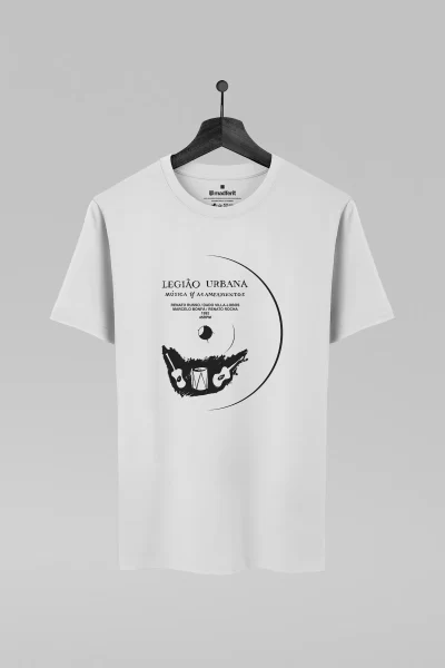 Camiseta Legião Urbana Musica P/ Acampamentos Vinil
