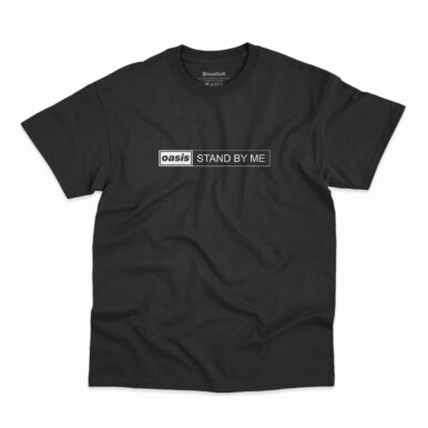 Camiseta Oasis Stand By Me Minimalist na cor preta