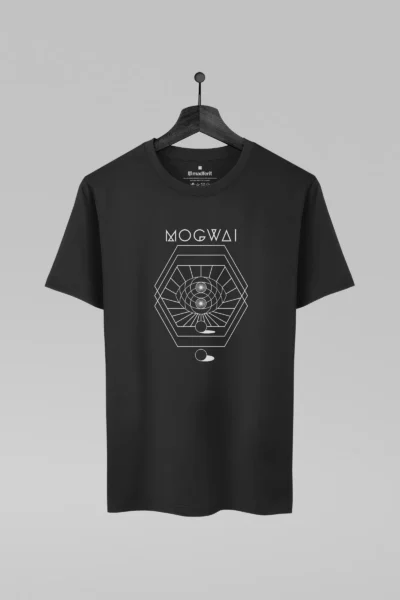 Camiseta preta Rave Tapes da banda Mogwai