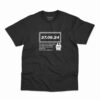 Camiseta Oasis 27-08-24 na cor preta
