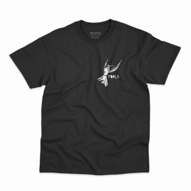 Camiseta na cor preta da banda Foals - Hummingbird