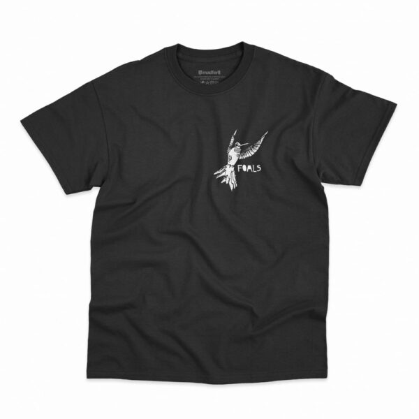 Camiseta na cor preta da banda Foals - Hummingbird