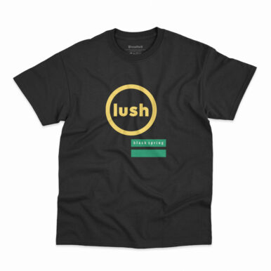 Camiseta preta da banda Lush - Black Spring