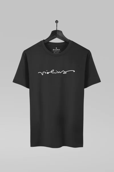 Camiseta Violins Logo Tipografia