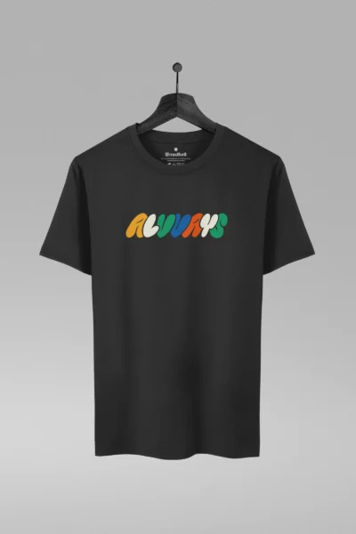 Camiseta preta com estampa da banda Alvvays