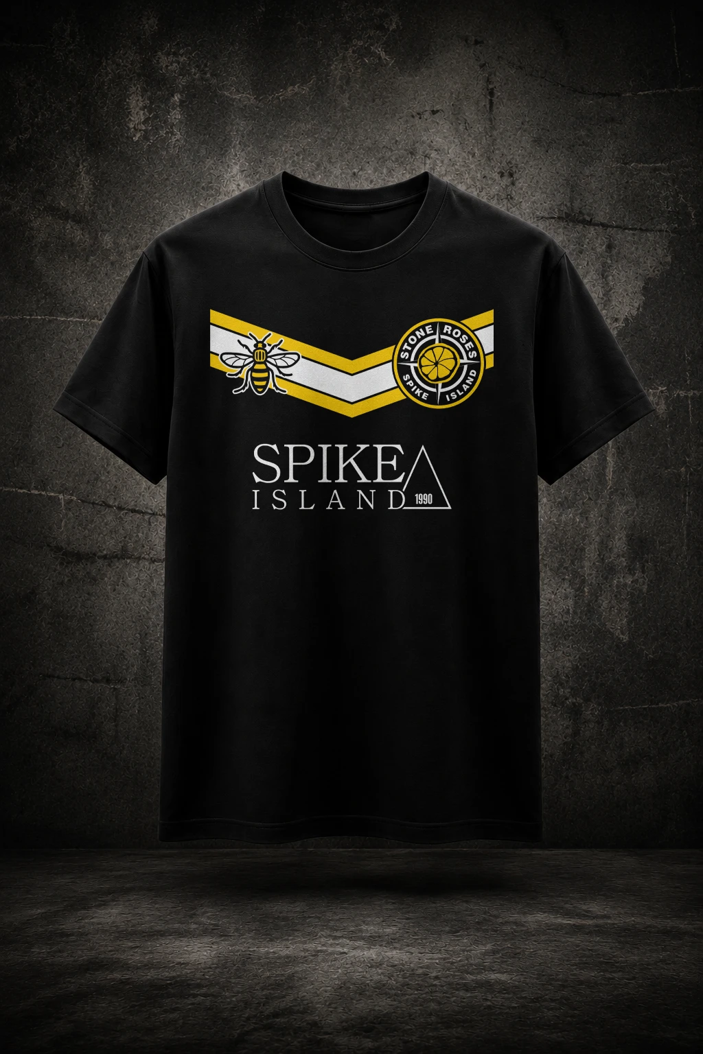 Camiseta The Stone Roses Spike Island 1990 Mockup