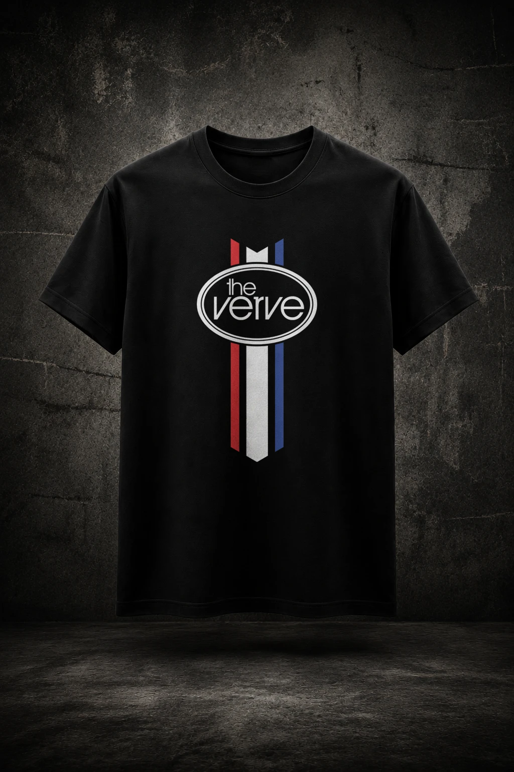 Camiseta The Verve Arrow Stripes Mockup