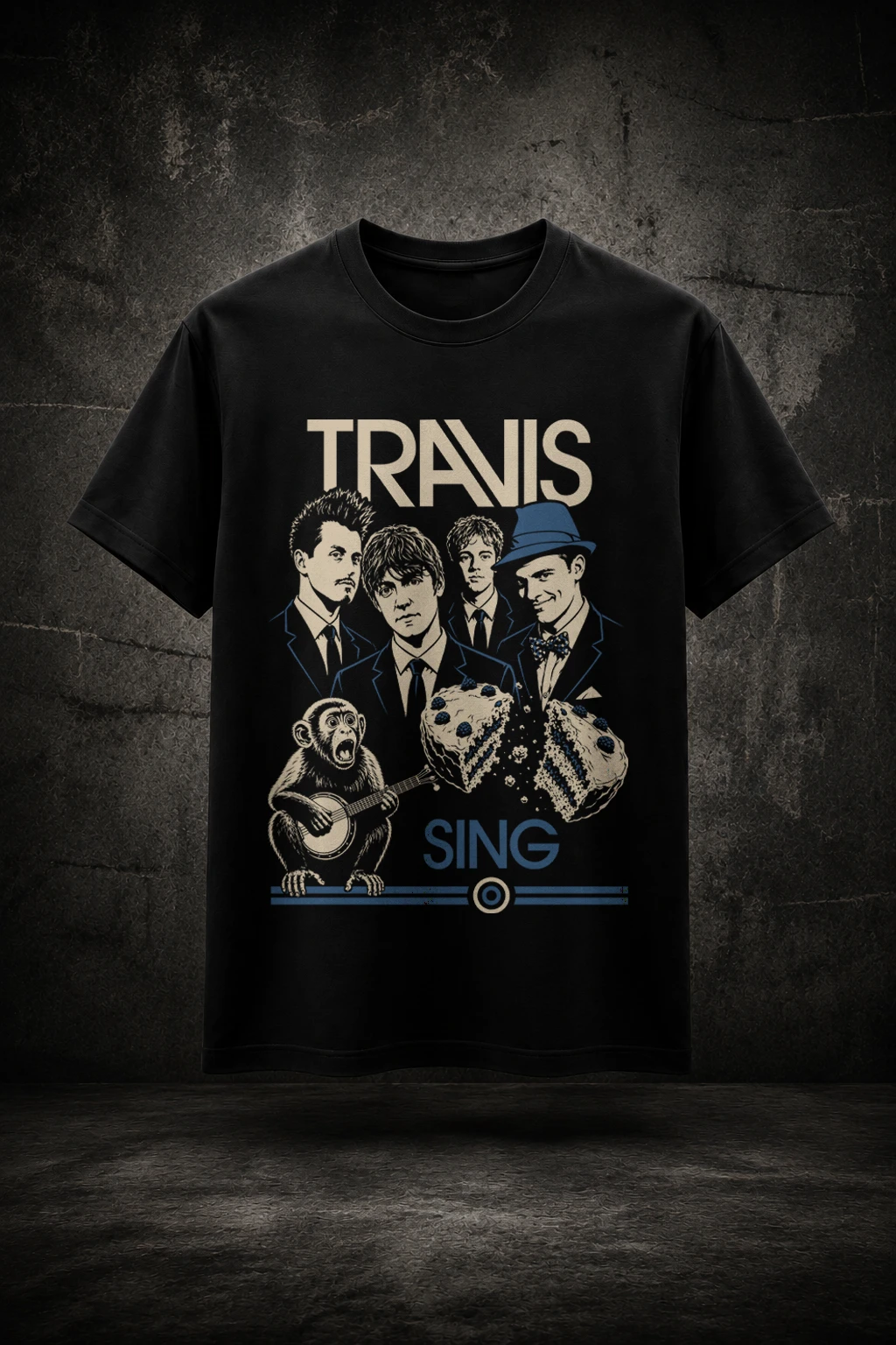 Camiseta Travis Sing Mockup